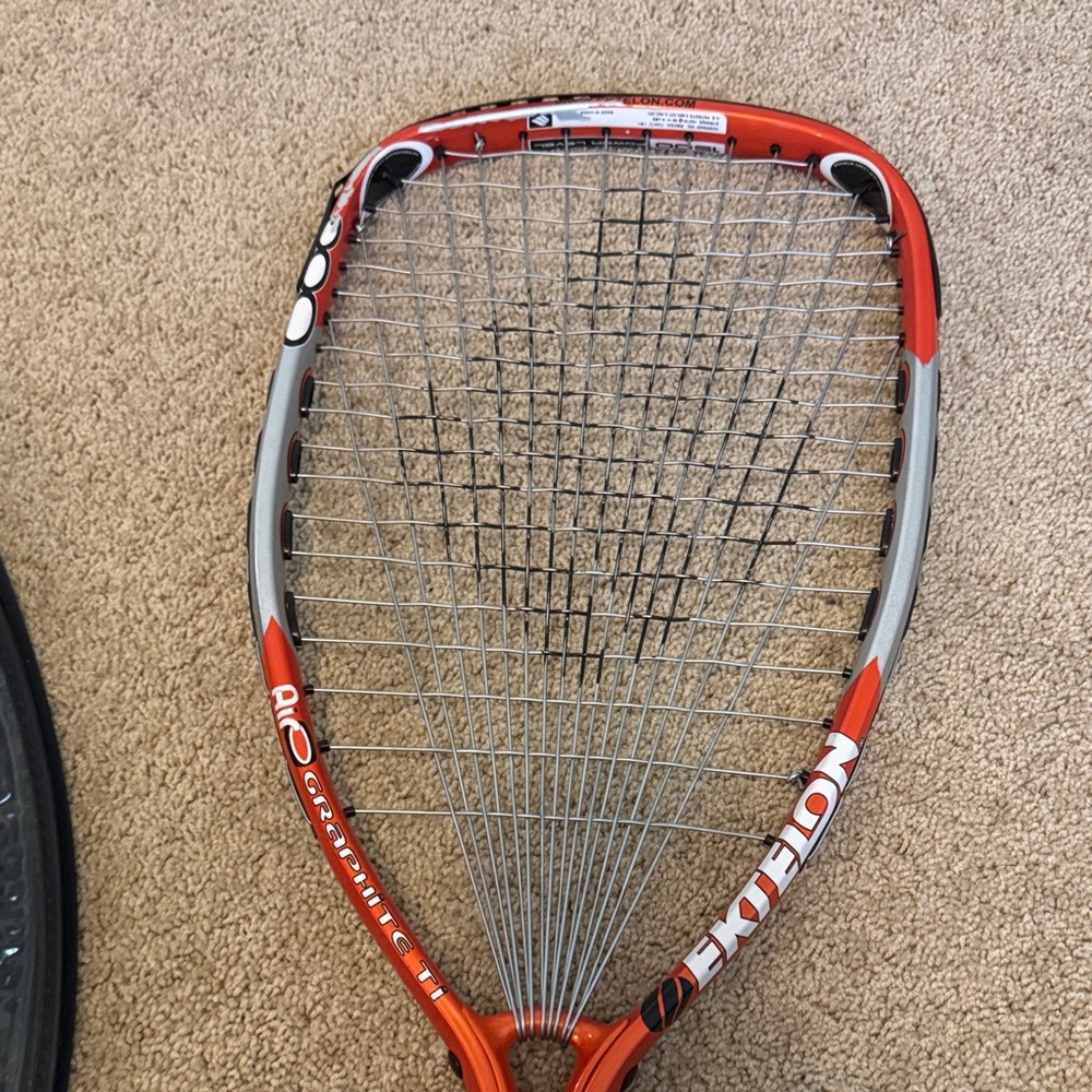 Ektelon 1500 Red and Black Racquetball Racket - Picture 4 of 7